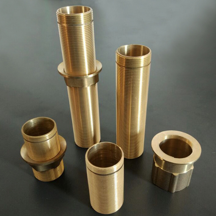 水龙头配件全铜龙头配件加长加厚高脚固定件螺筒锁母