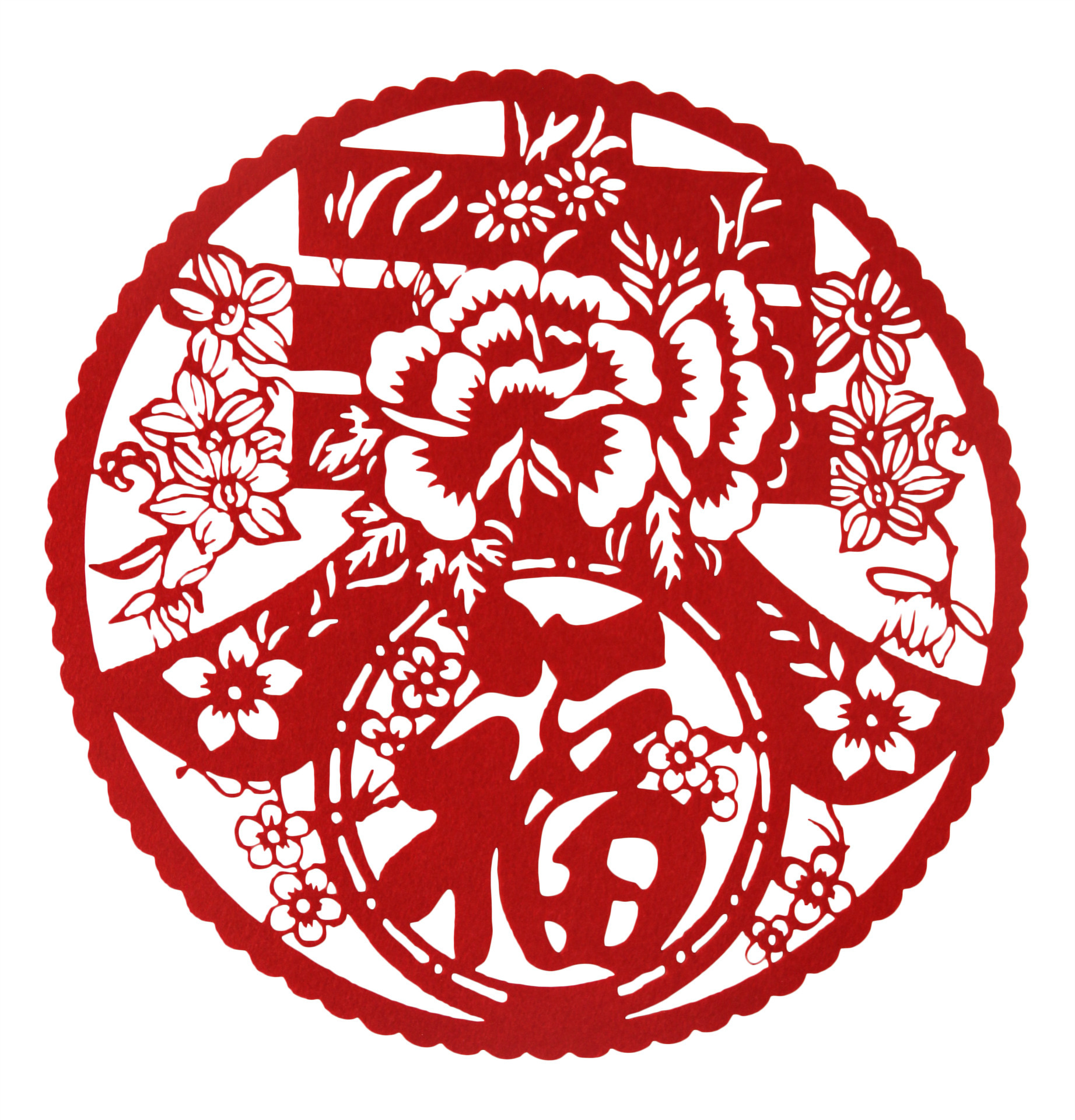 【家居】 - 新年家居装饰挂件--毛毡福字,把福带回家