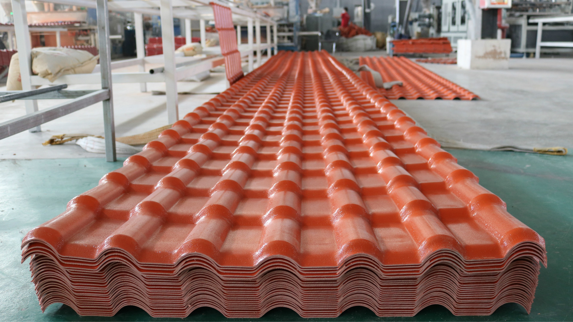 广东佛山树脂瓦厂家直销pvc仿古塑料瓦合成树脂瓦防腐瓦景观工程