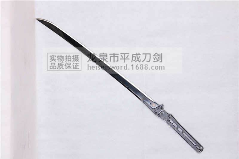 平成刀剑 合金装备崛起周边 雷电刀 兵器 cosplay碳钢道具 未开刃