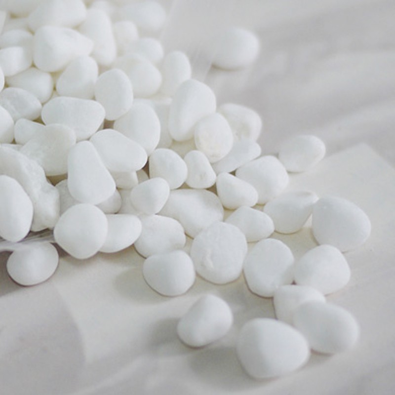 厂家白玉石鱼缸底砂用园林装饰用规格多质量优