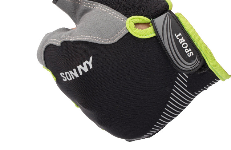 男半指户外运动骑行登山健身高弹冰丝防滑透气半指手套男一件代发