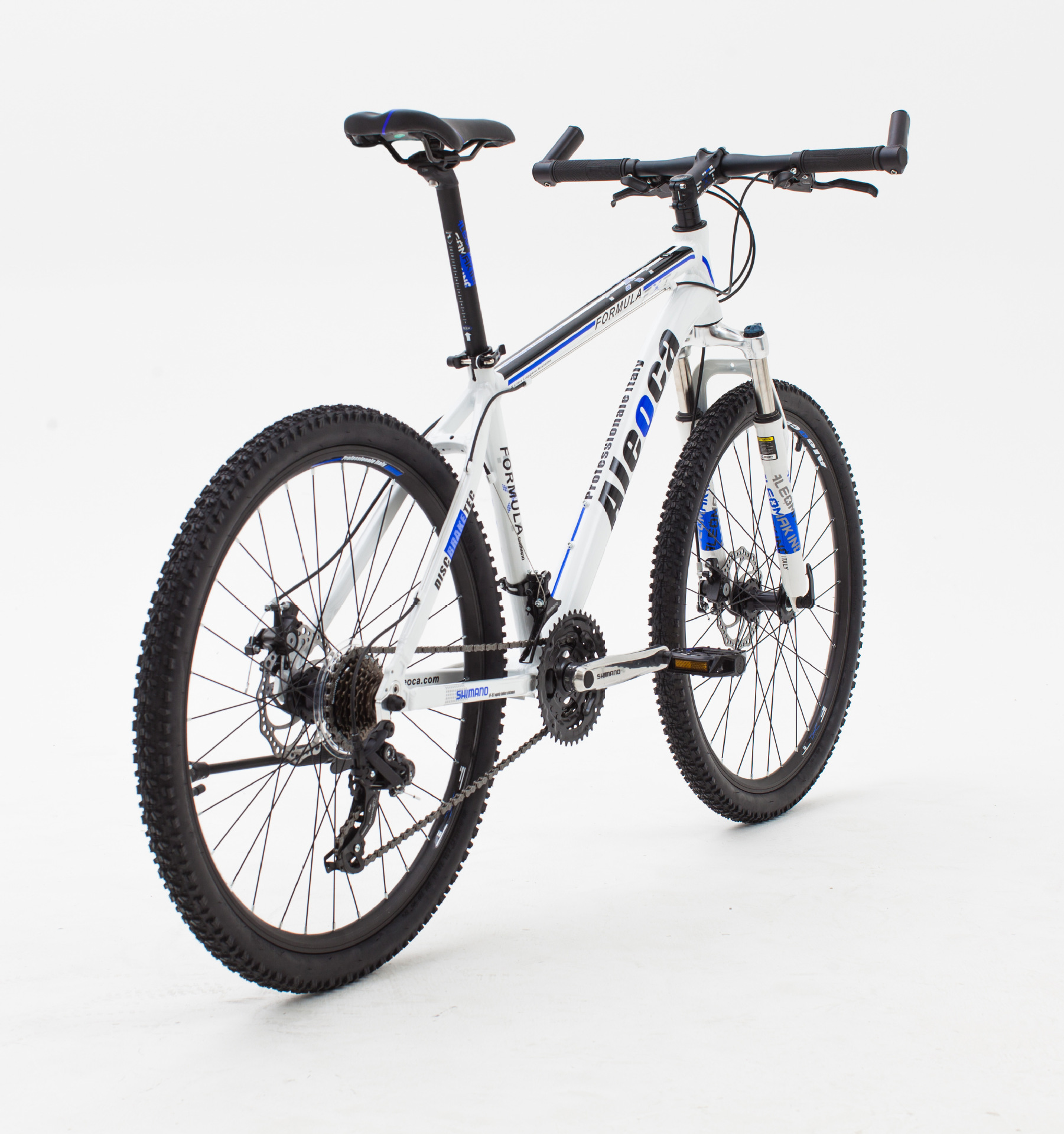 aleoca自行车21速铝合金禧玛诺双碟刹26寸单车山地车自行车