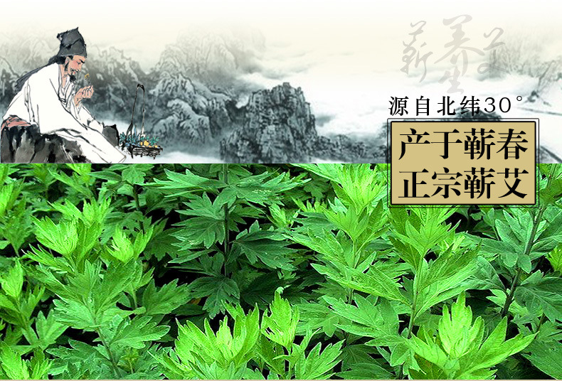 8无烟艾条艾柱 实心艾条 特大号温灸棒用5支