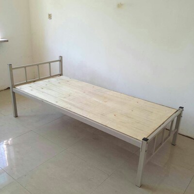 普通单人床不晃可拆装成人单人床无床头行军床铁艺床铁床带床板