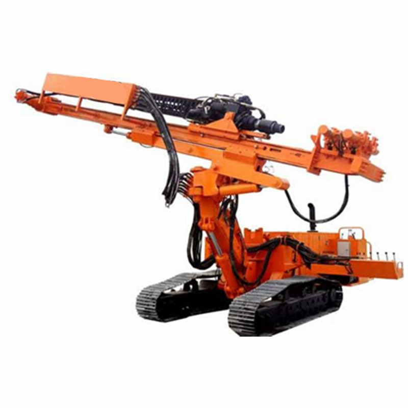 kg系列履带式高风压潜孔钻车也叫爬山虎潜孔钻机是矿山凿岩潜孔钻