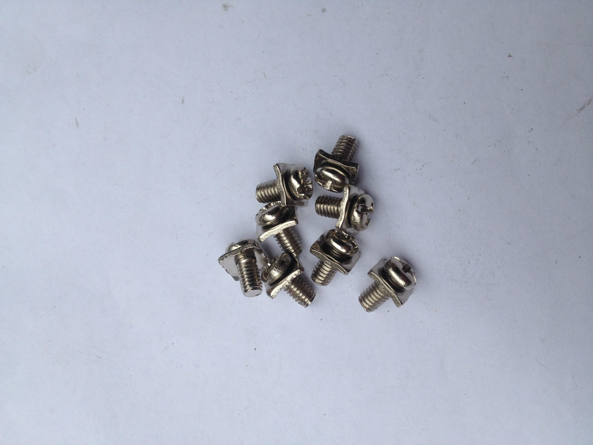 厂家定制 方垫十字头组合螺栓 接线端子螺丝 圆头瓦垫组合螺丝