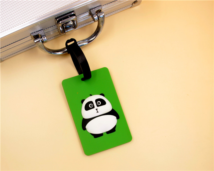 pvc厂家创意卡通登机牌吊牌硅胶行李牌 行李箱挂牌logo定制