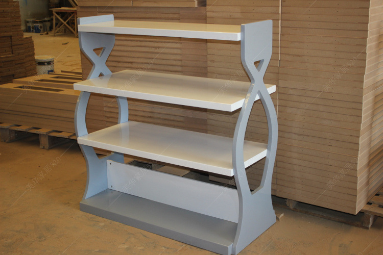 母婴店烤漆商场货柜服装展示柜儿童鞋店货架精品木质中岛柜陈列柜