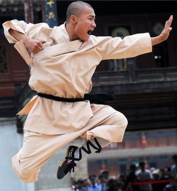 少林寺米白僧服 武僧表演服装袜子绑带腰带棉麻粗布全棉