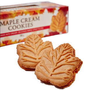 加拿大原装turkey hill枫糖夹心奶油曲奇饼干200g