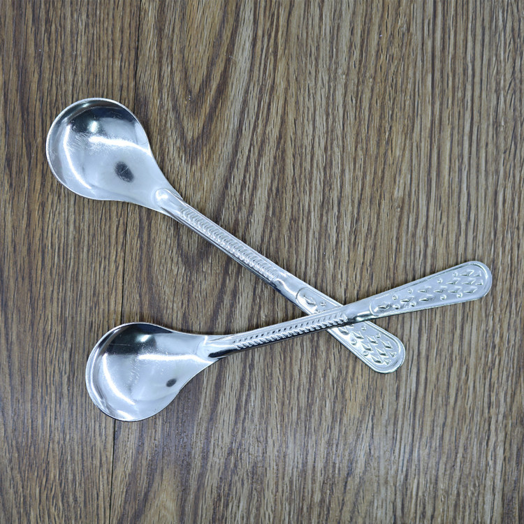 中号圆头铁调羹龙珠铁更批发一元一件热销款