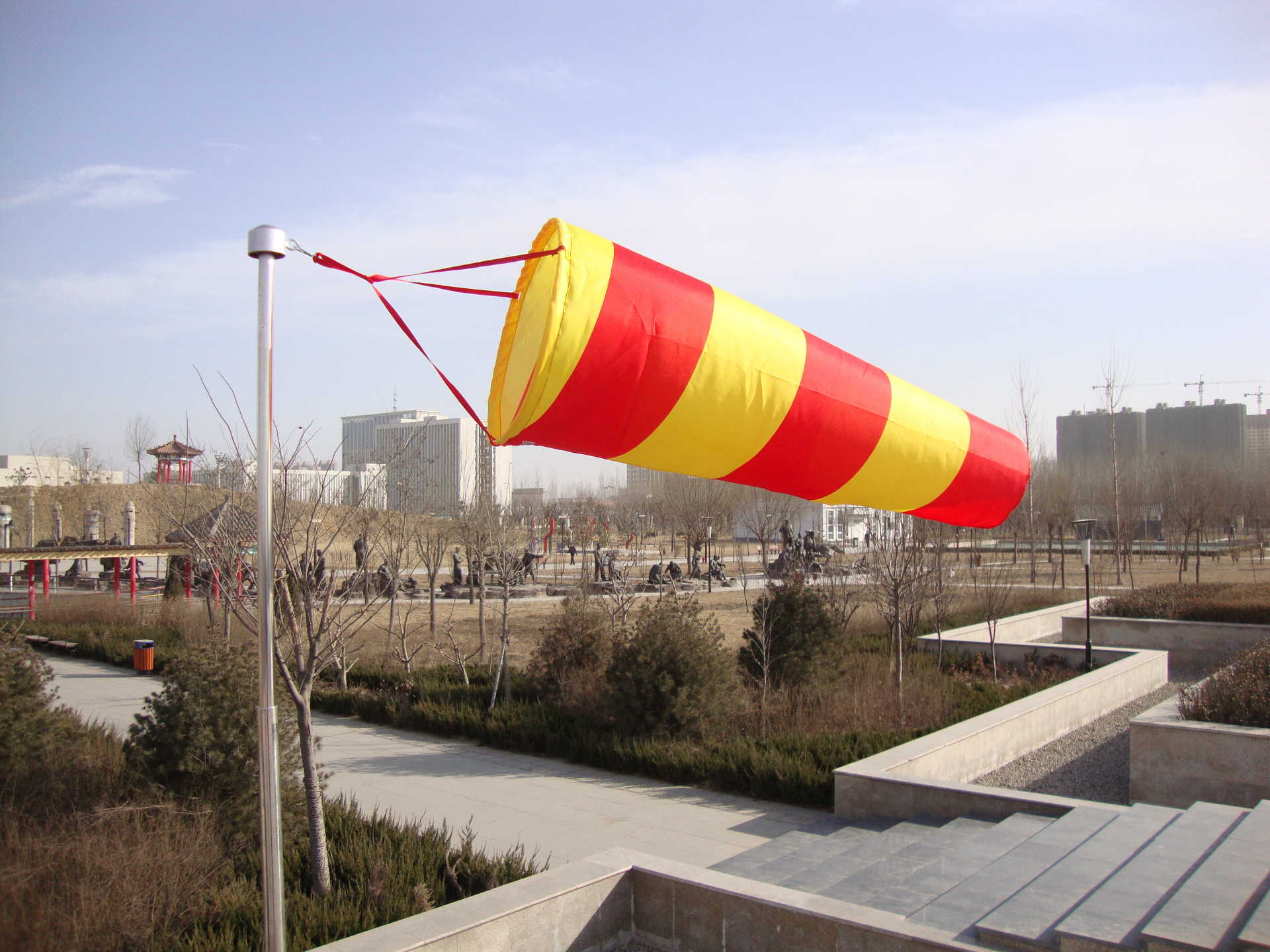 华欣加强型防水风向袋 高强度袋式风向标 气象风向测试袋