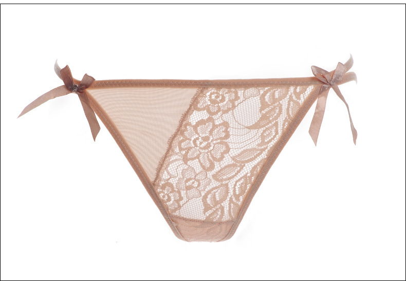 丁字裤露毛t诱惑情趣蕾丝面料日系性感t字内裤夏季火辣内裤女2077