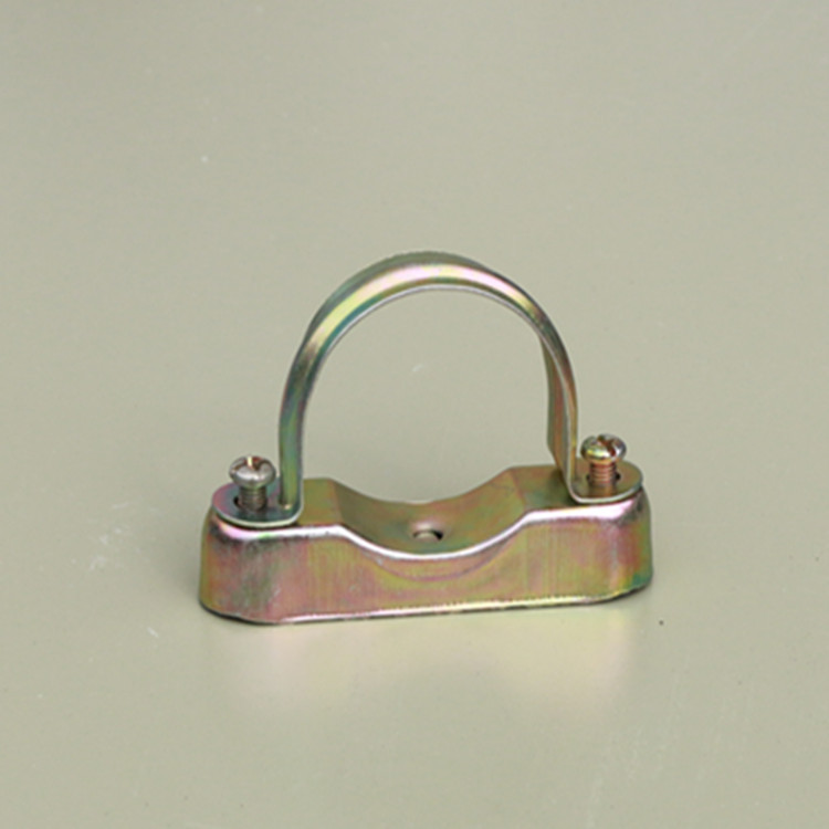 供应线管管夹镀锌离墙码20-50彩锌离墙码管卡骑马卡现货批发