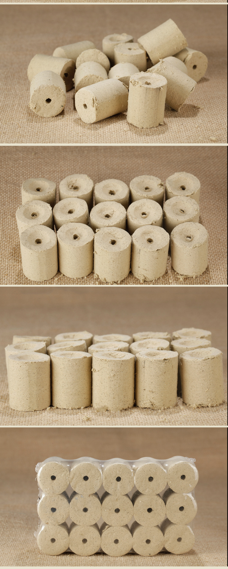 有孔粗艾柱 电动艾灸床专用 加粗短艾柱15:1黄金绒 艾粒批发