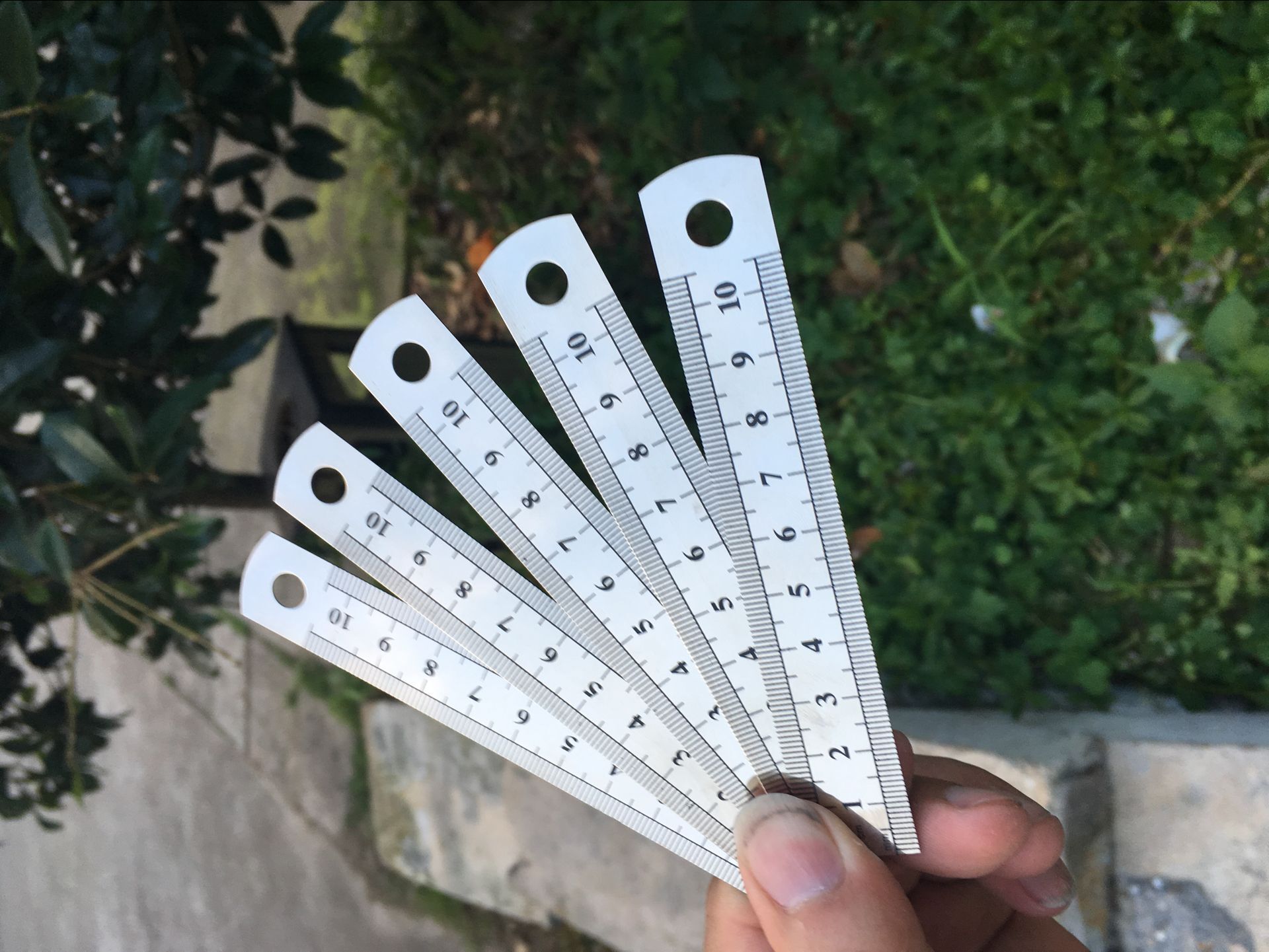 优质足厚钢尺10cm不锈钢板直尺双面钢尺尺子批发来样定做厂家直销