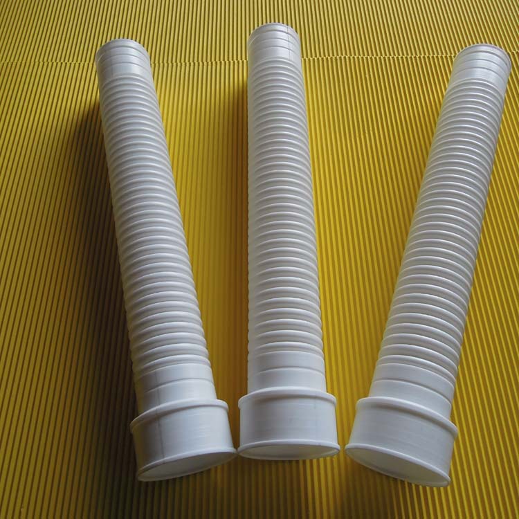 垃圾处理器排水管 白色波纹软管 pe管波纹管 白色下水管 塑料软管