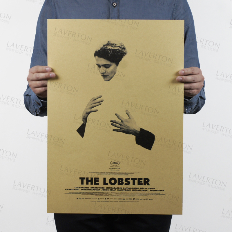 【h0891】龙虾/电影海报/怀旧复古/牛皮纸海报51x36cm