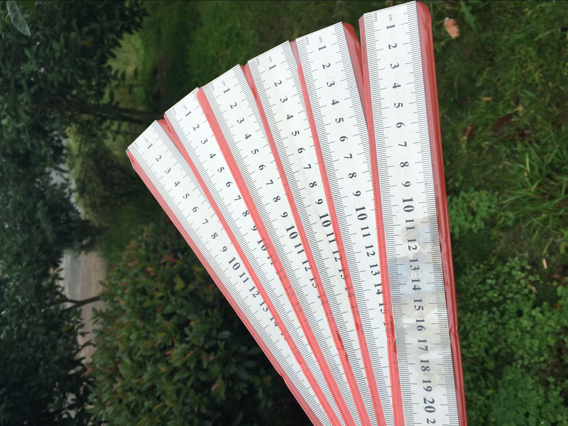 厂家直销足厚优质钢尺25cm公分标准不锈钢板直尺尺子定制来样定做