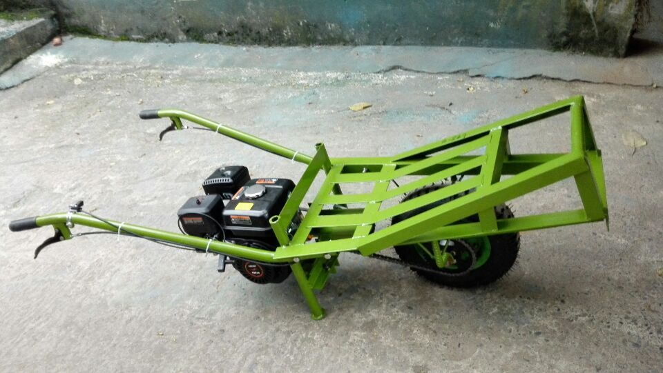 厂家供应 汽油机独轮车 带170动力鸡公车 适用建筑工地.果园.农场