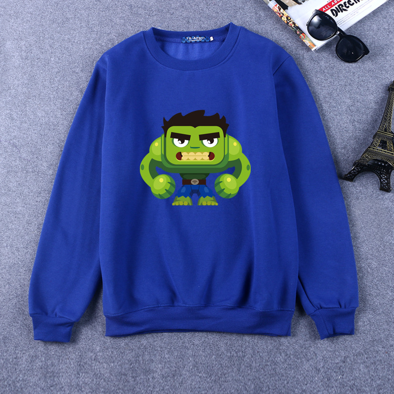 2016秋冬欧美潮流新款 卡通版绿巨人