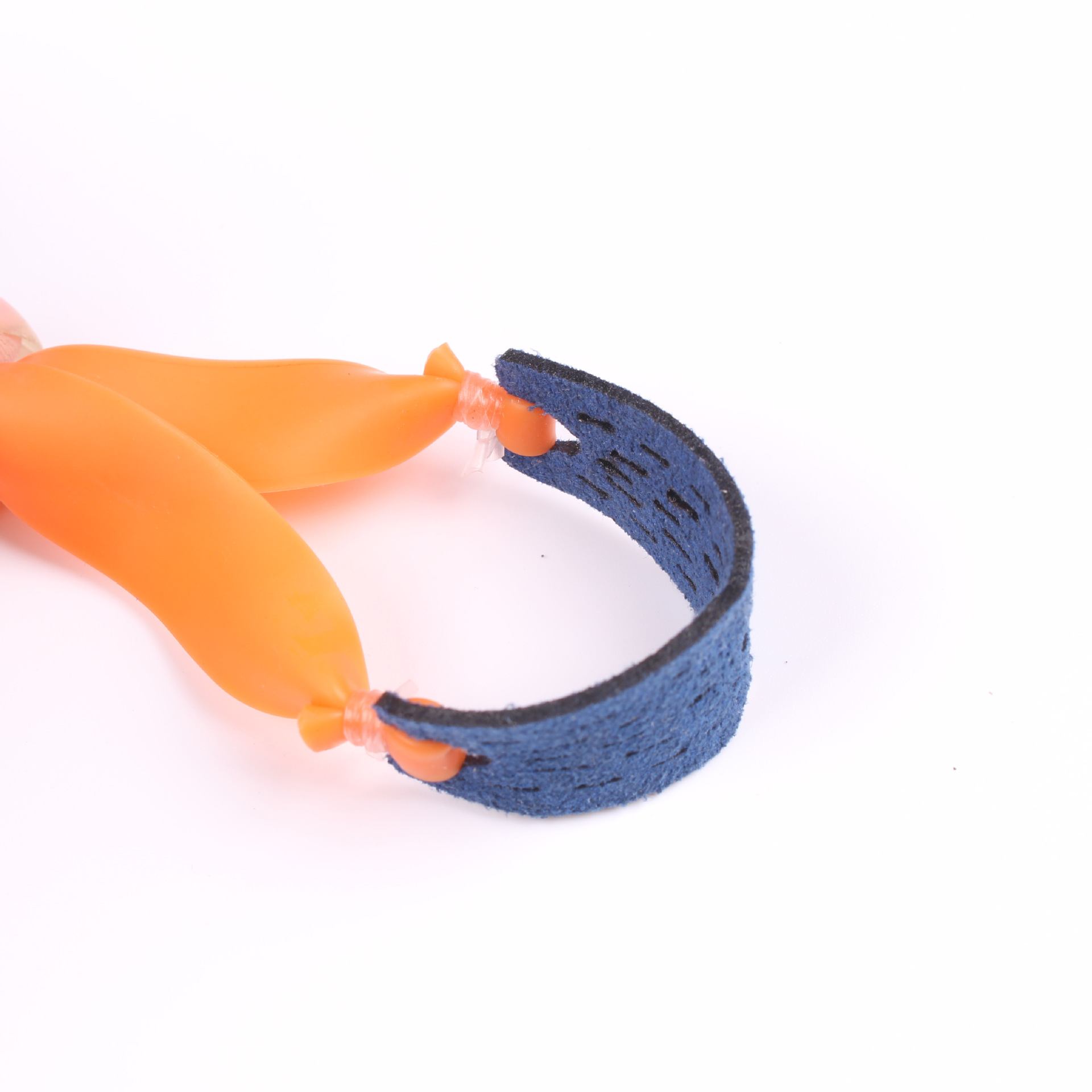 少伯彩色1.6超纤维扁皮兜现货弹弓超纤皮兜激光切割皮兜