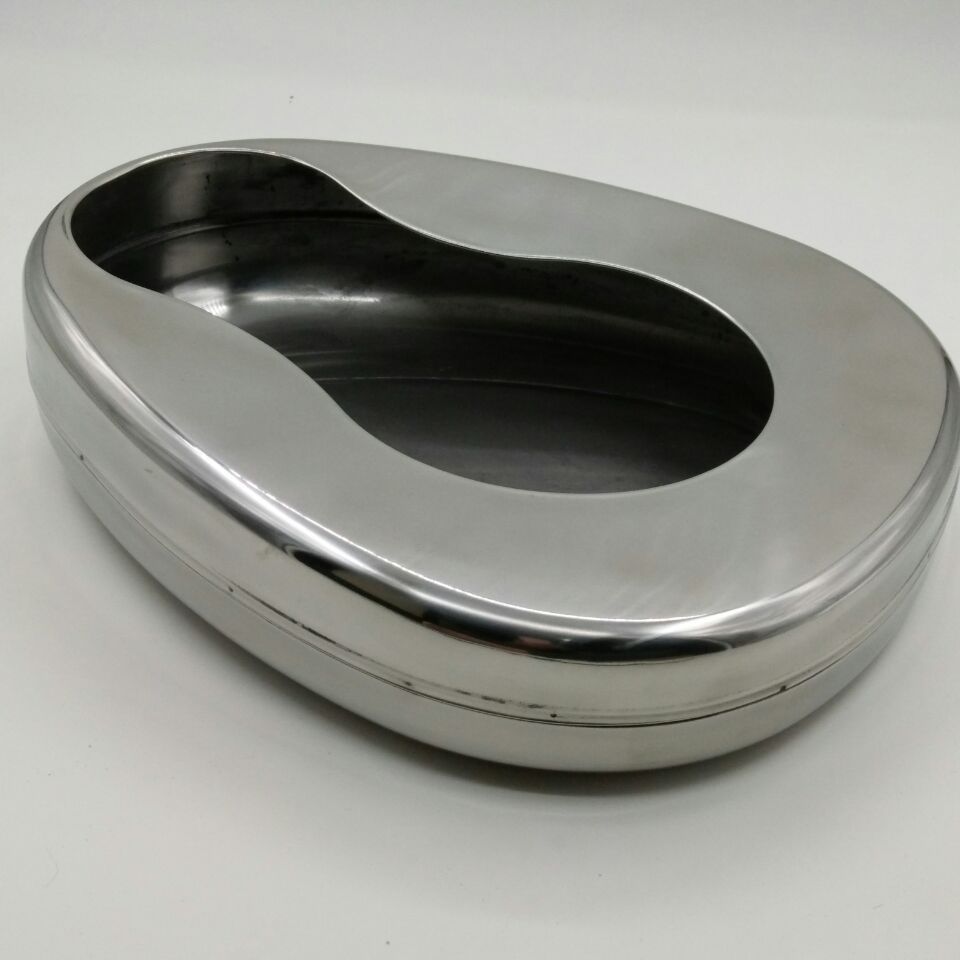 供应加厚不锈钢老年大便盆 老人 孕妇 卧床大便器 床上方便器