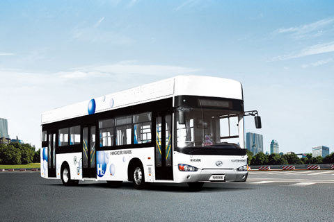 苏州金龙klq6129gqh2氢燃料电池客车