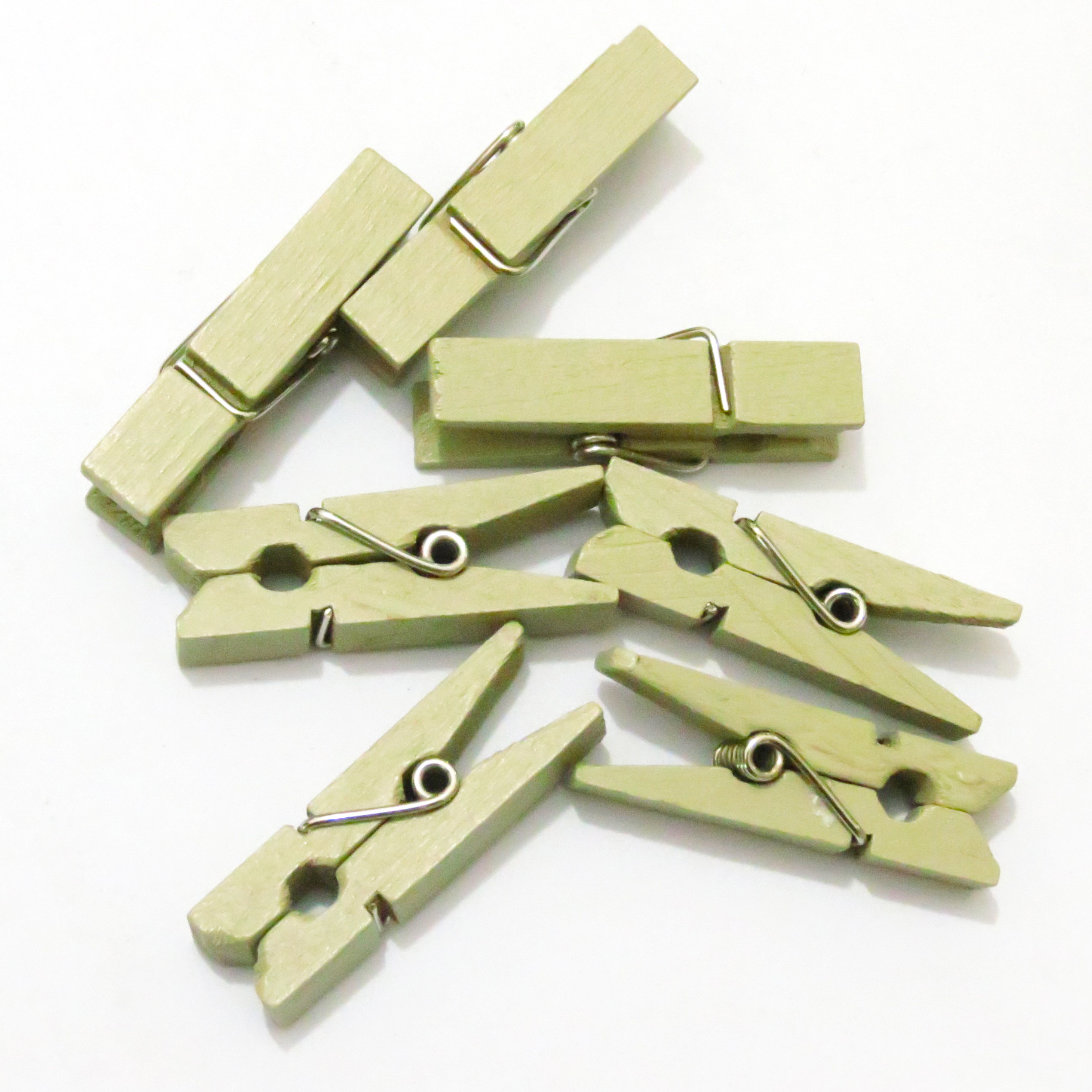 彩色可爱小木夹|mini木制小夹子|3.5x0.7cm 彩色麻绳夹