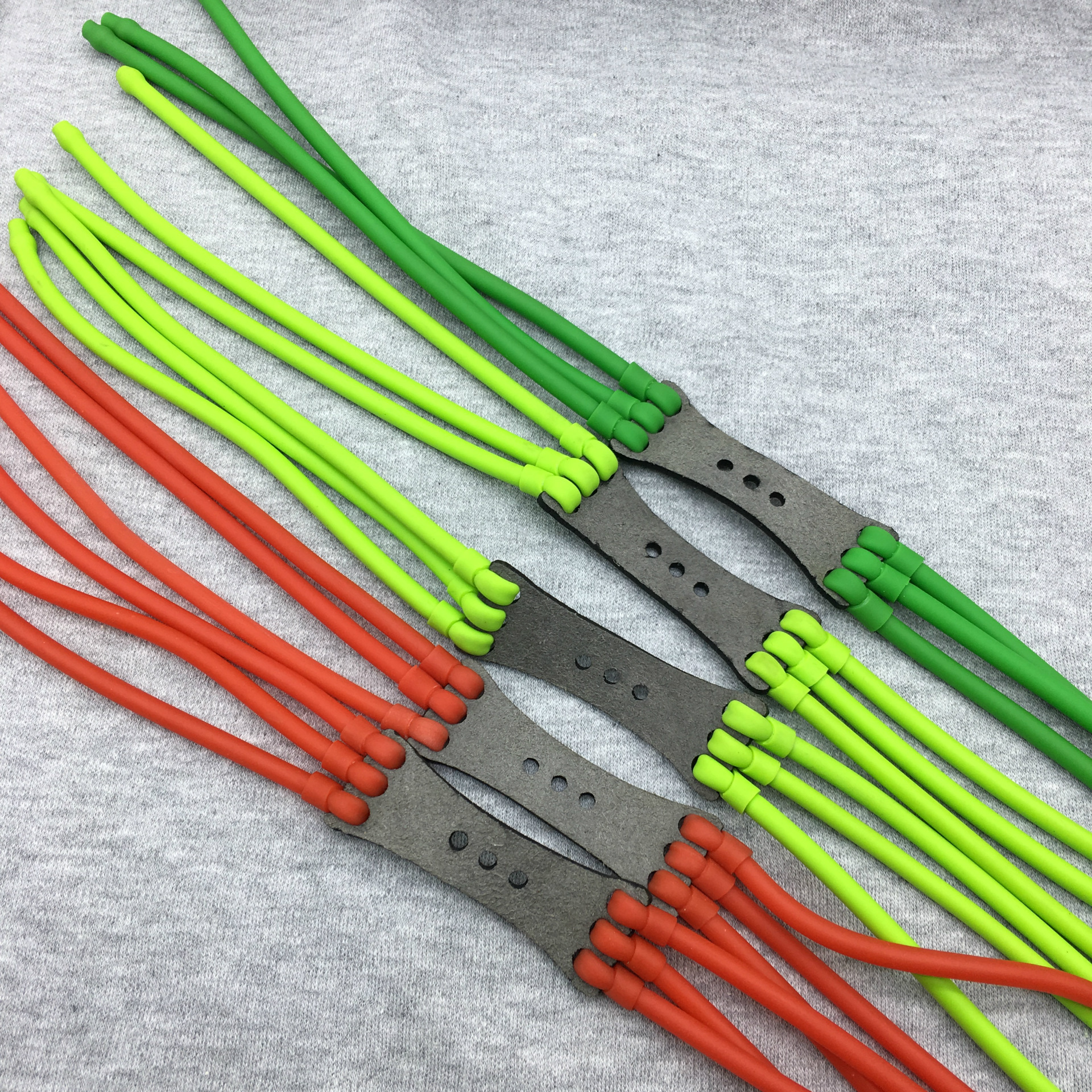 2050三卡 超纤皮兜回弹乳胶皮筋 弹弓竞技手工制作