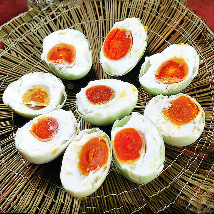 山东微山湖特产农家咸鸭蛋50g*20枚礼盒包装 生态放养流油咸鸭蛋