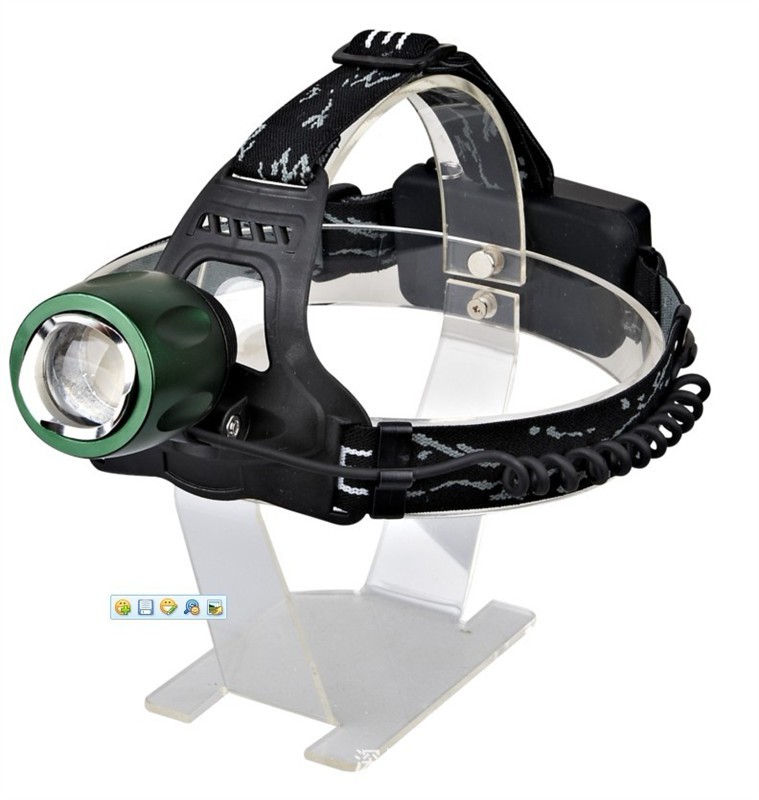 铝合金t6强光头灯 户外照明头灯 led充电钓鱼头灯 旋转变焦头灯