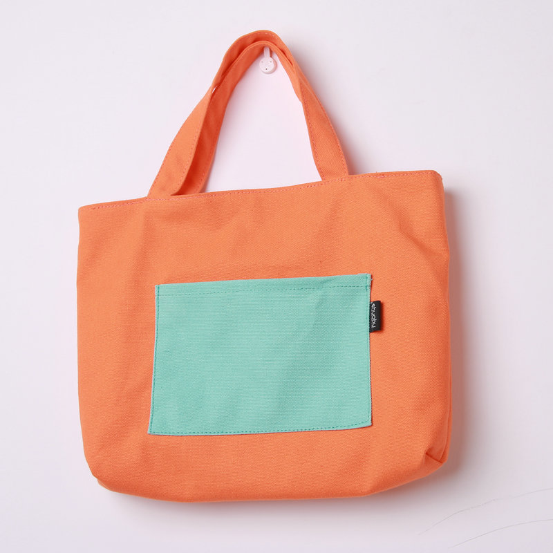 便当包小布包纯色纯棉帆布饭盒包手拿包收纳日式手提小拎包