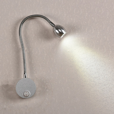 led软管射灯万向蛇形管长吸顶背景墙照画灯床头壁灯柜台灯