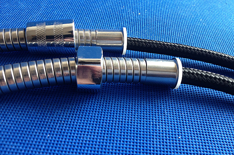 不锈钢防爆花洒软管 抽拉型尼龙编织内管 铜芯钢帽加厚-阿里巴巴