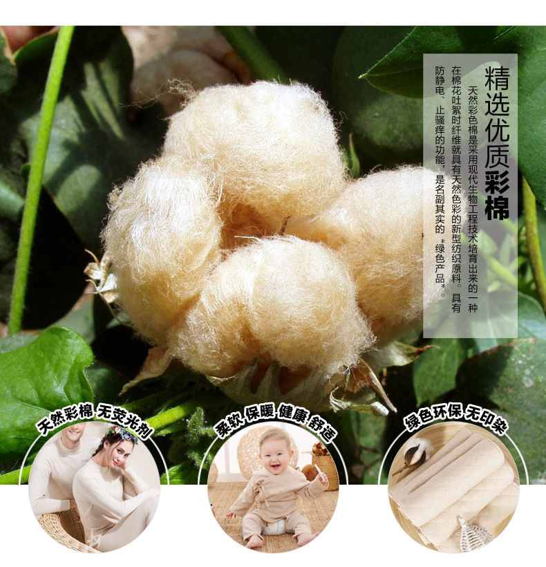 厂家供应40s彩棉棉毛 精梳棉天然彩棉面料量大从优 - 纺织材料批发交