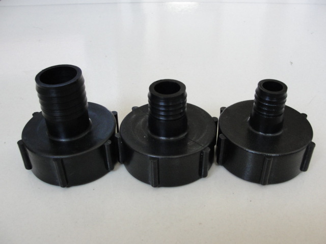 ibc吨桶阀门变径塑料接头 2寸粗牙转成20mm25mm32mm可接软管