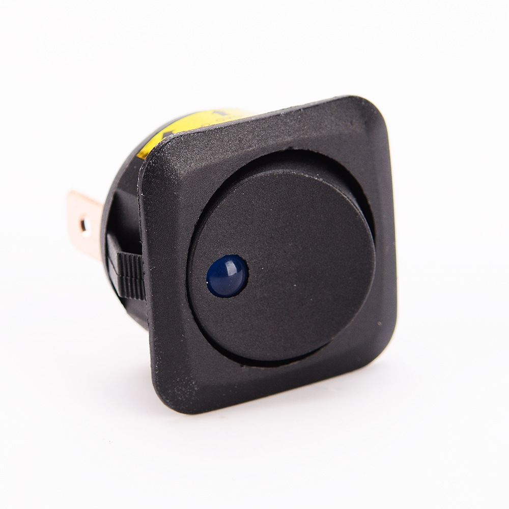 支持定制 12v 15a 通用改装开关带工作指示灯 汽车开关 拇指开关