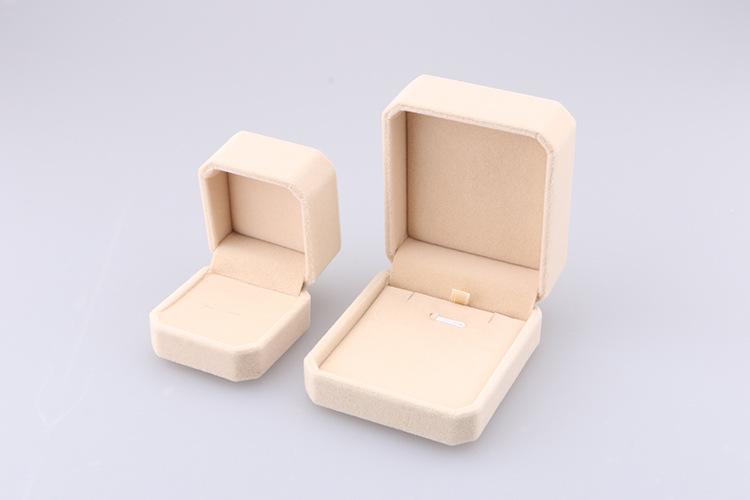 银饰绒布包装盒 珠宝首饰盒多色戒指盒吊坠