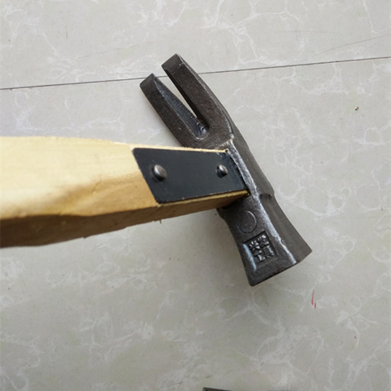 批发生产方头钉槽羊角锤加固木柄吸钉锤 临沂锤子