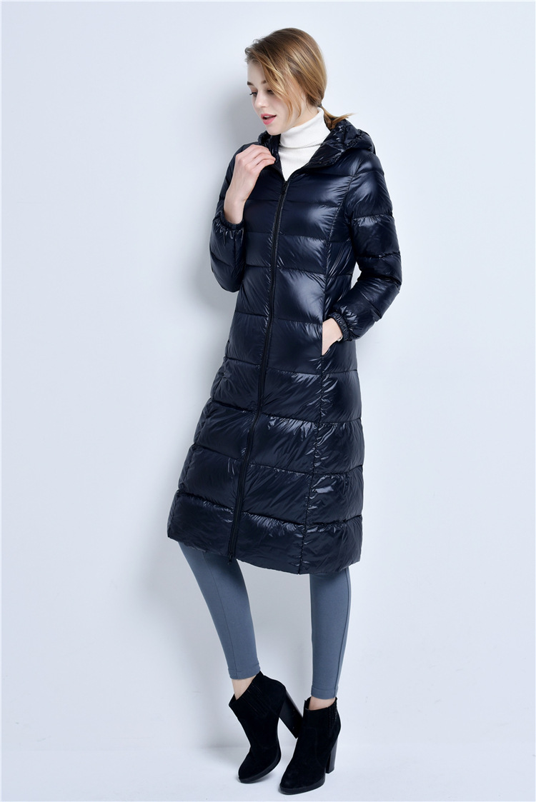 2016新款冬装轻薄修身韩版加厚加长款羽