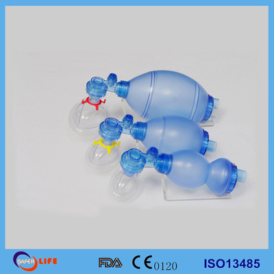 医用救生器材cpr mask 人工呼吸复苏球囊 救护车配置人工呼吸面罩