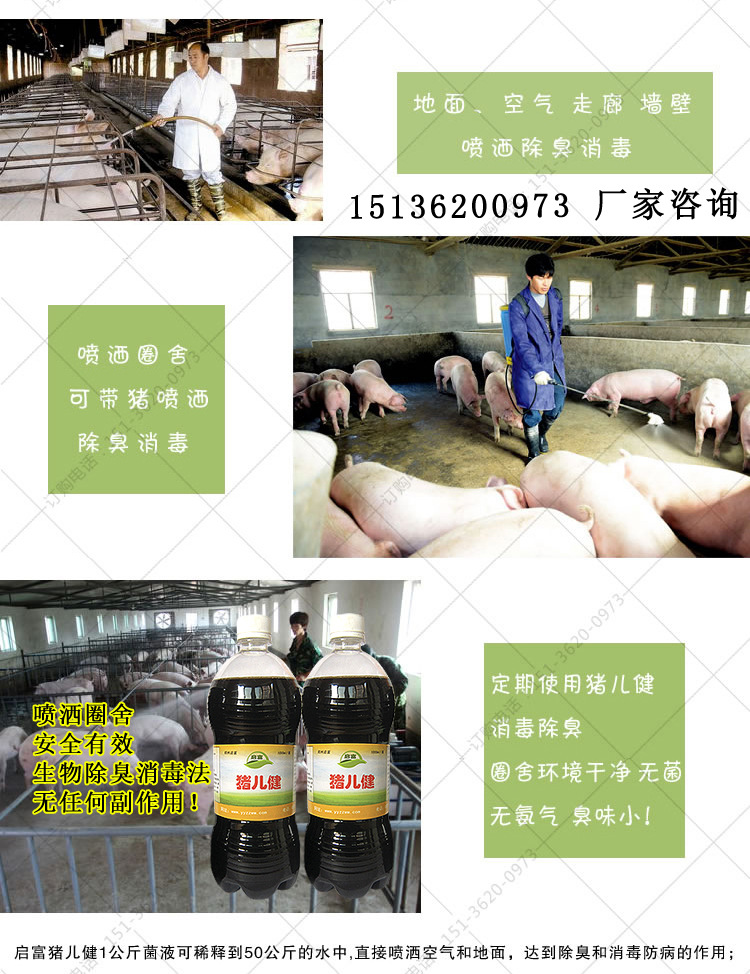 猪儿健菌液除臭
