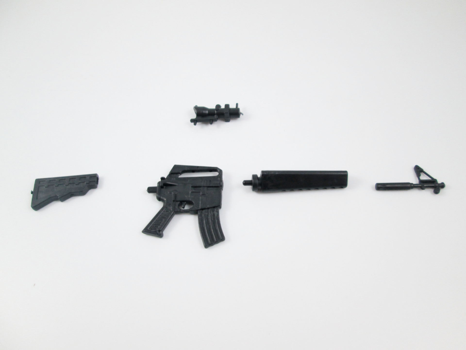 新款迷你儿童diy拼装玩具冲锋枪 可装扭蛋 外贸热销