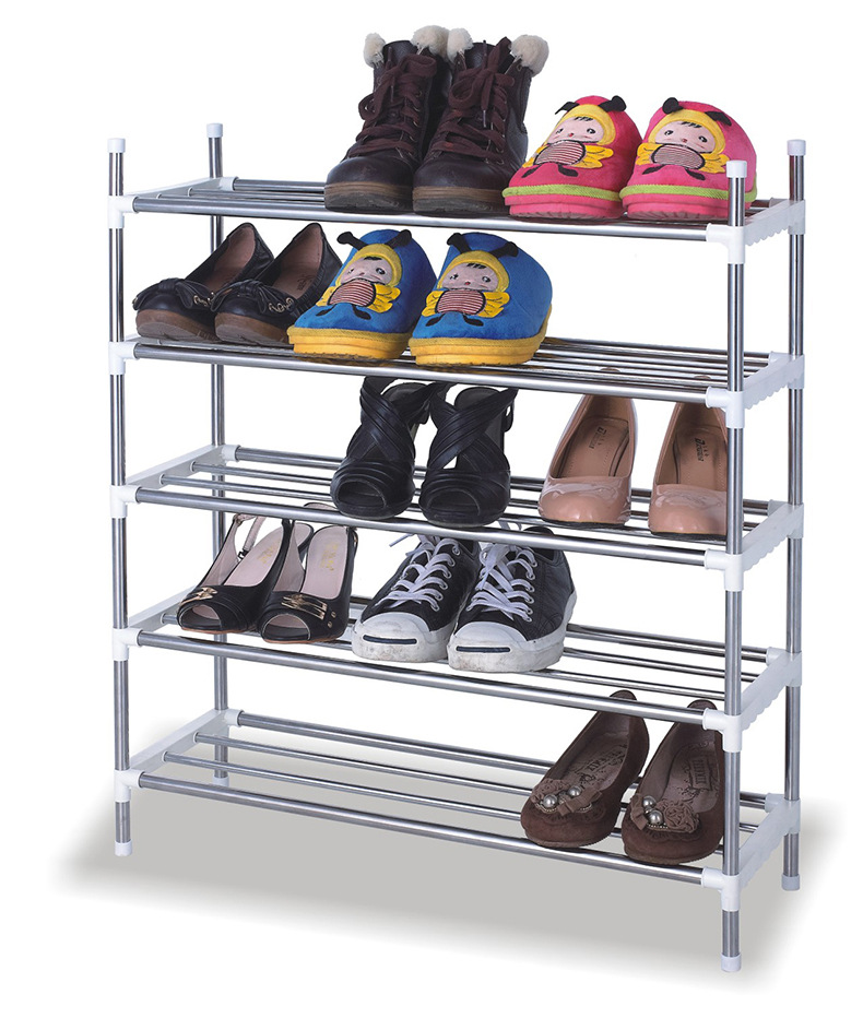 批发直销 客厅鞋架铁艺简易创意多层鞋架简约现代落地拖鞋架子
