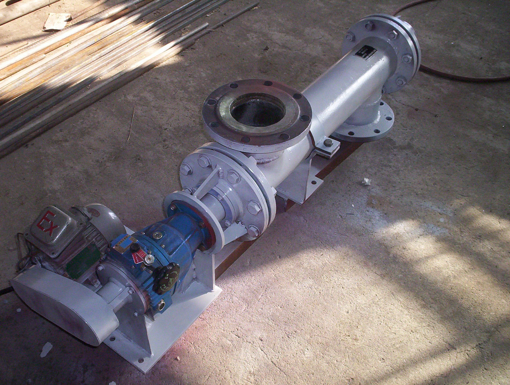 不粘料不糊住螺杆的绞龙加料器,可可咖啡粉末螺旋杆喂料设备