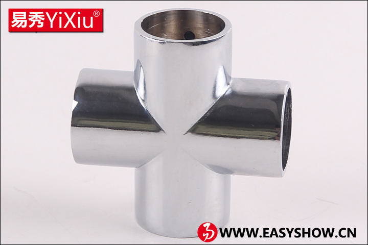 易秀 十字形圆管接头.管子接头.管通.管件.连接件