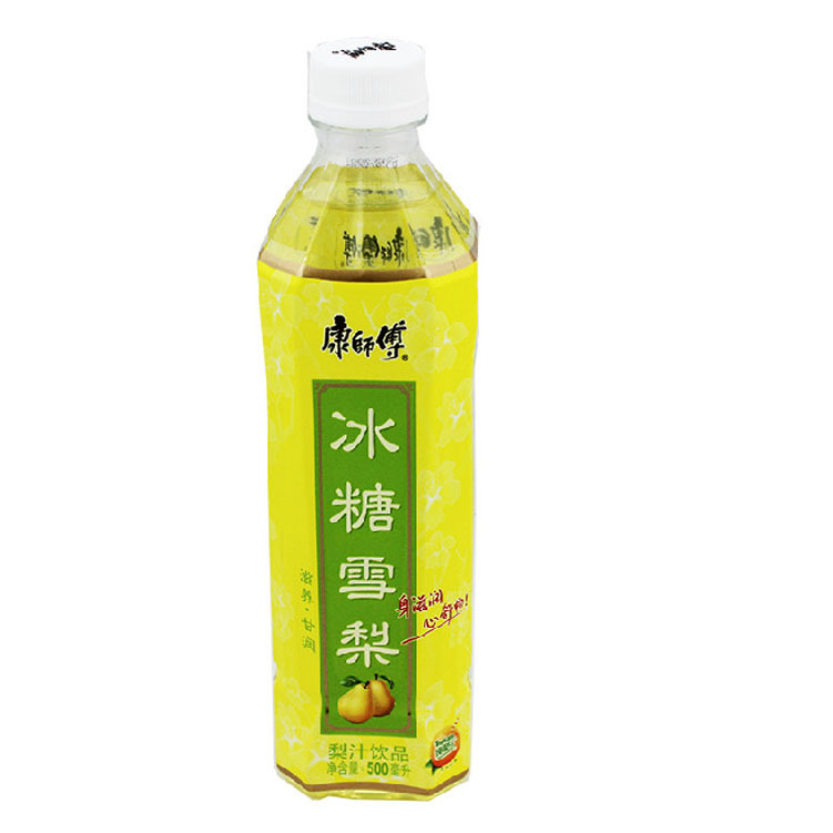 康师傅冰糖雪梨500ml*15瓶 整箱饮料饮品批发果味饮料
