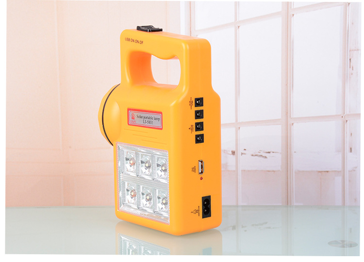 【厂家批发鑫亿达户外lj-5801应急灯 太阳能糸统充电手提露营灯】价格